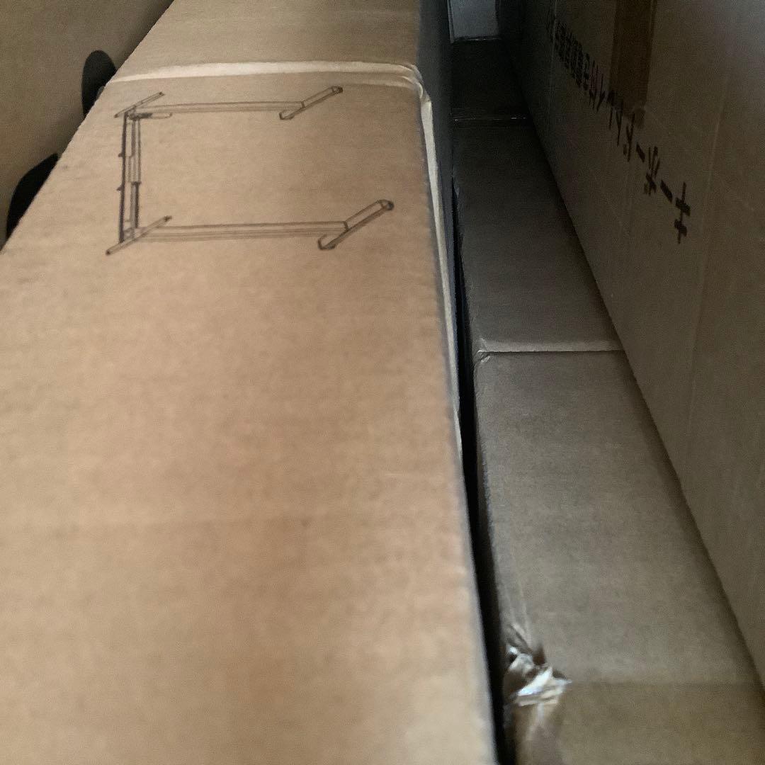 昇降デスク 脚のみ フレームT字型100-160耐荷重70kg 高さメモリー白