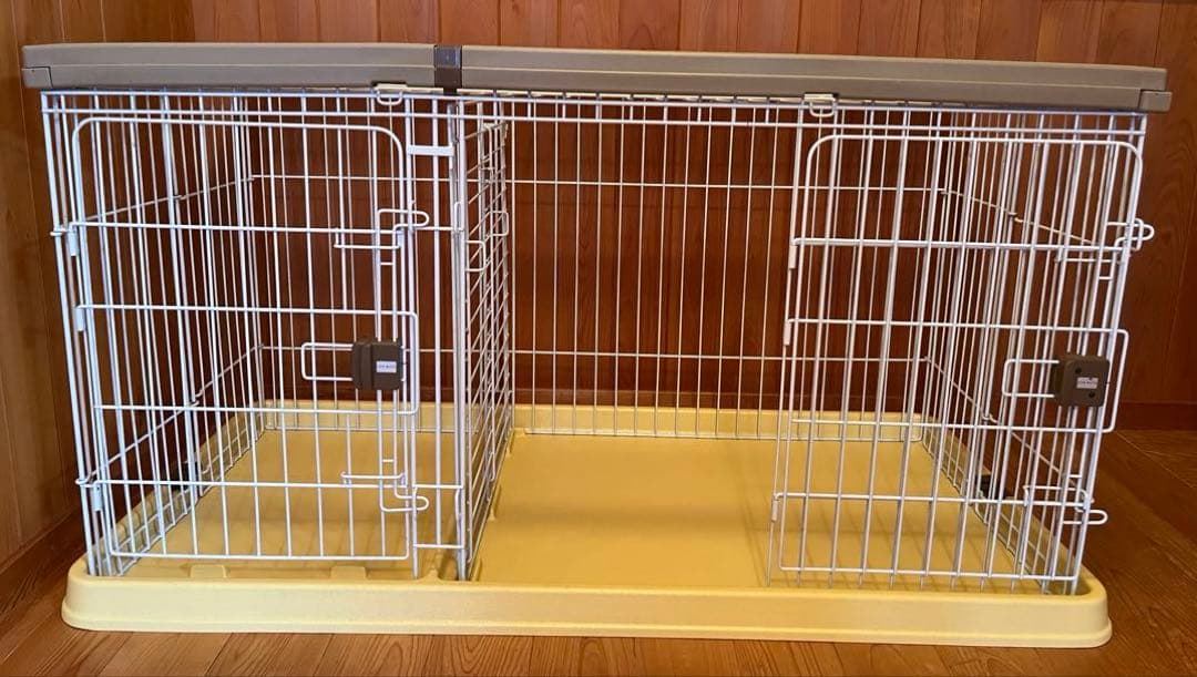 トイレ専用スペース付　しつけサークル　リビングサークル　屋根付き