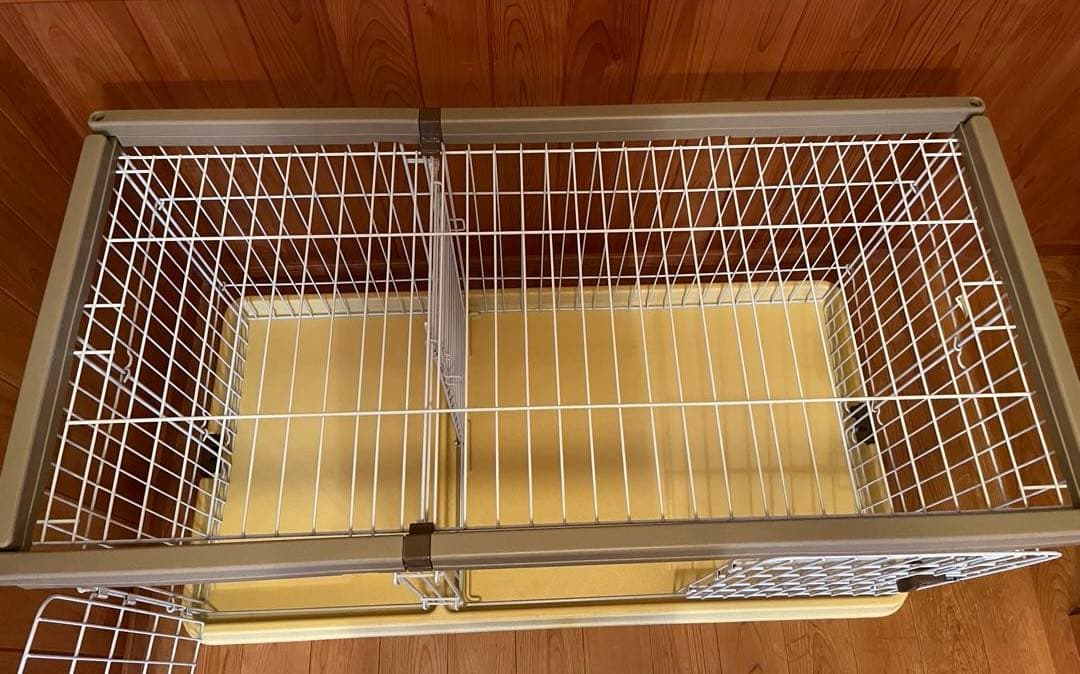 トイレ専用スペース付　しつけサークル　リビングサークル　屋根付き