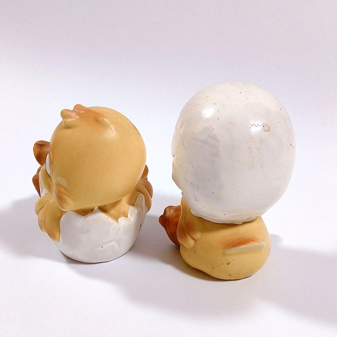 美品✨ ビンテージ ヒヨコのフィギュリン イースターエッグ NORCREST