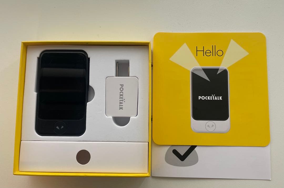 中古品　POCKETALK・S （ポケトーク）PTSGK