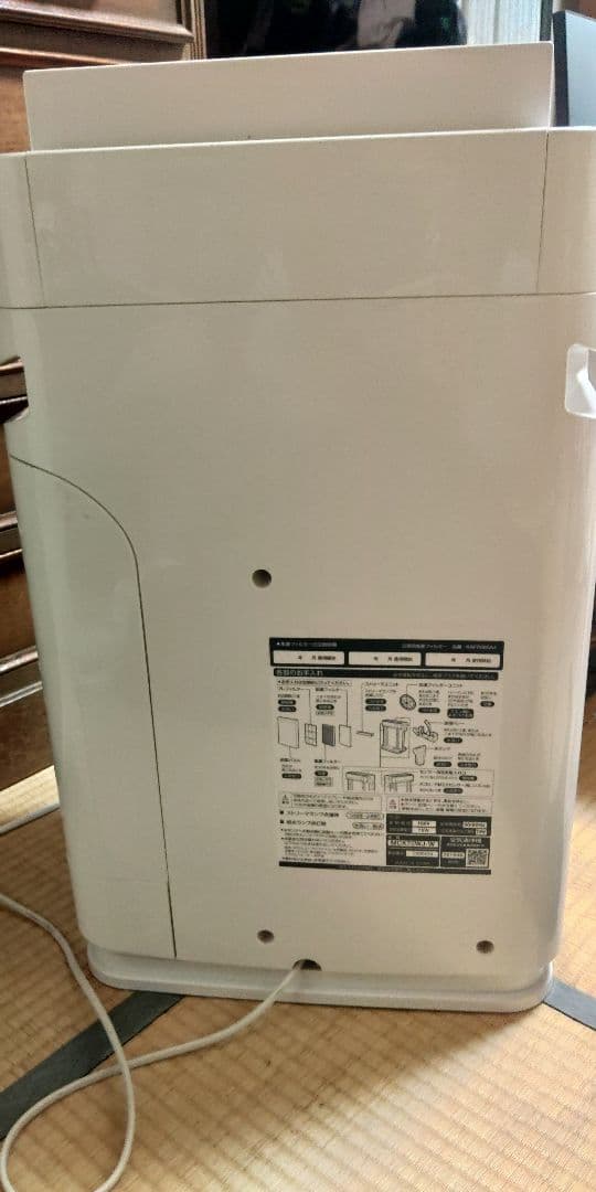 空気清浄機 MCK70WJ-W 加湿付き リモコン無し