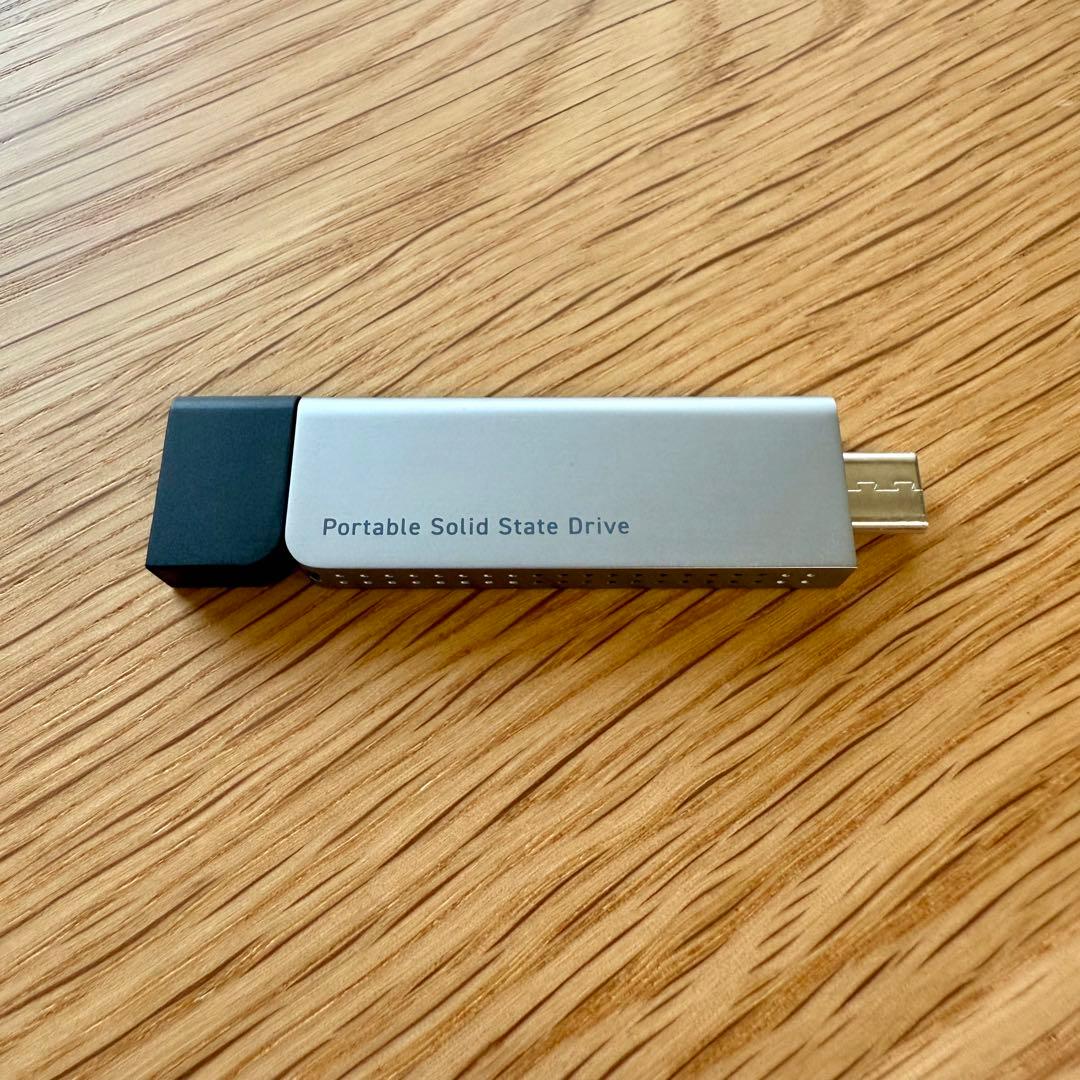 ロジテック製 スティックSSD USB-C 1TB LMD-ELSPH100UC