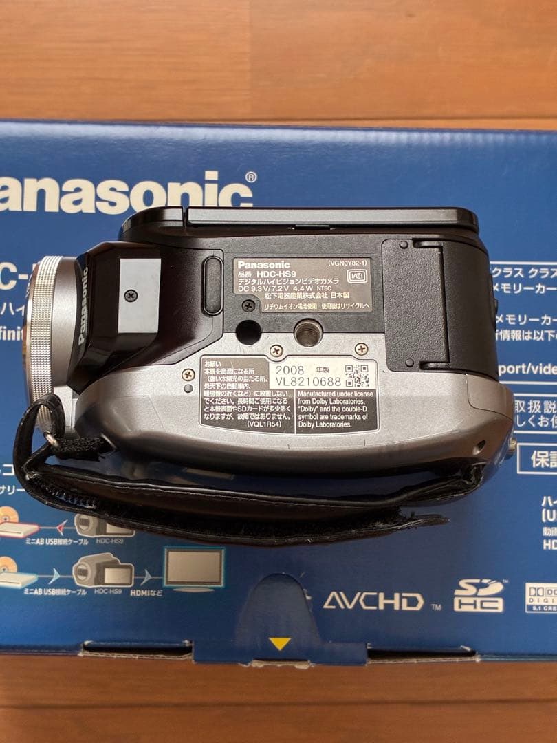 【完品】Panasonic HDC-HS9 フルHDビデオカメラ バッテリー2個