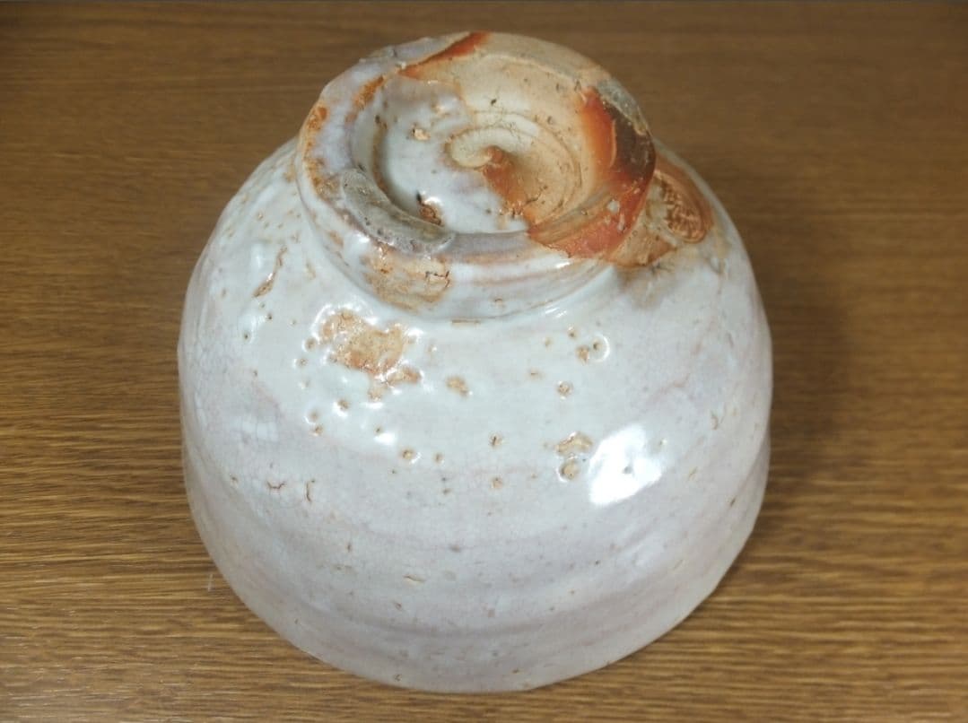 真作保証 11代 坂高麗左衛門 自作 萩焼茶碗 二重箱 県指定無形文化財 山口県