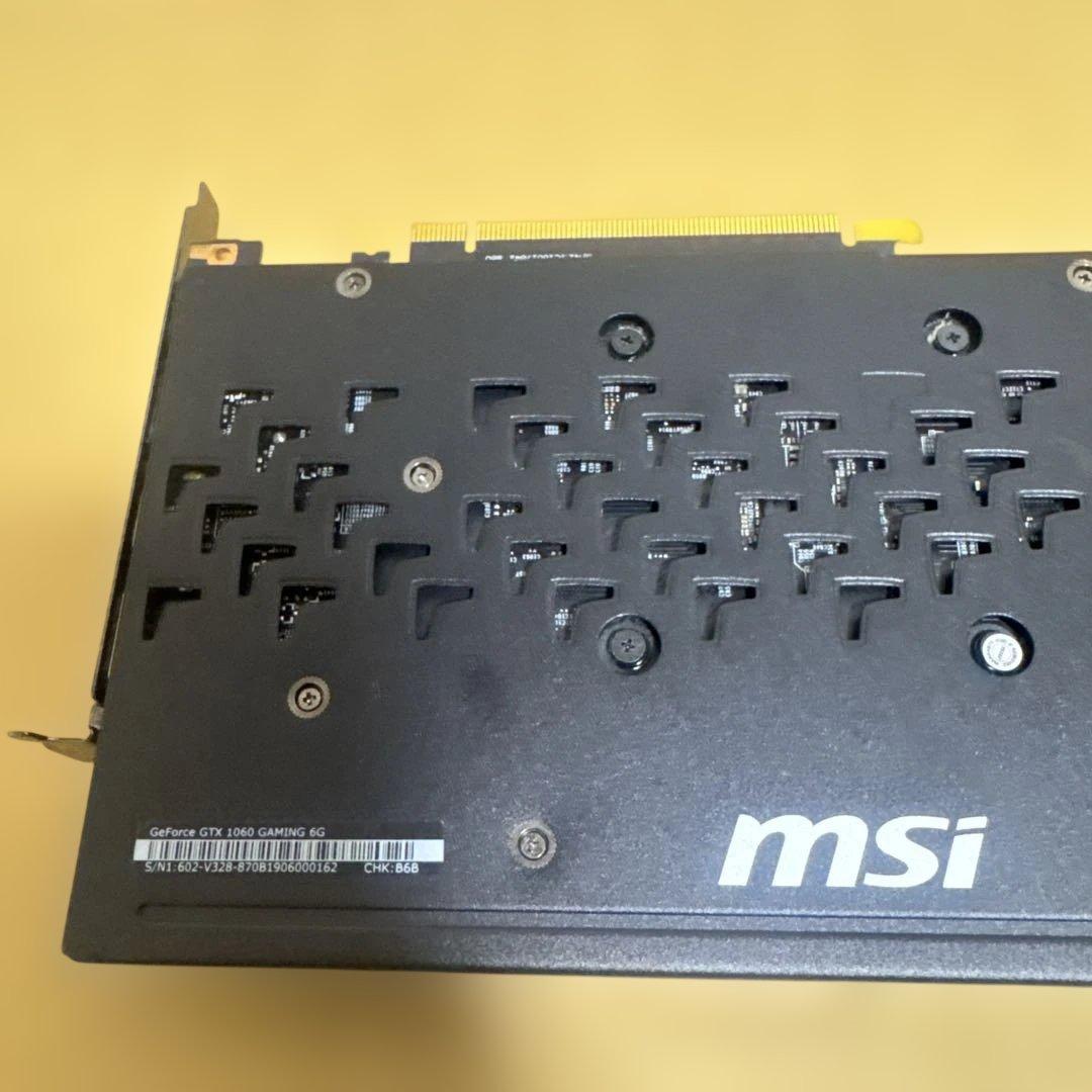 『値下げ不能』 MSI Geforce GTX1060 Gaming X 6G