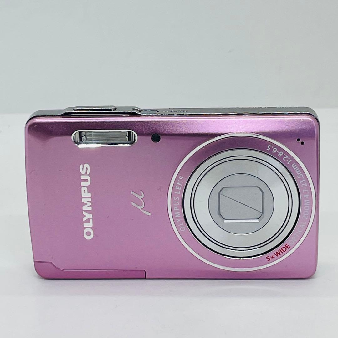★美品★ OLYMPUS コンパクトデジタルカメラμ-5010 ピンク