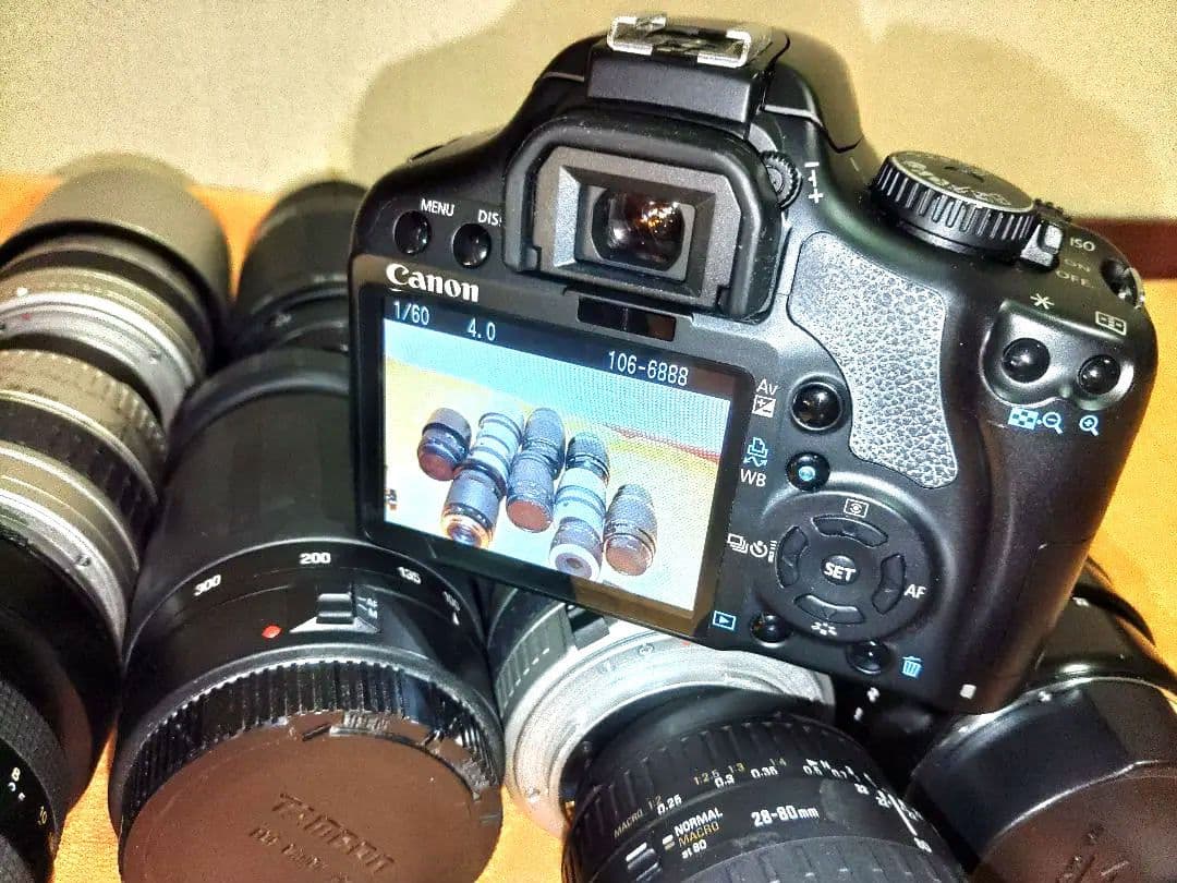 動作確認済みCanon EOS kiss X2 レンズまとめ望遠レンズセット