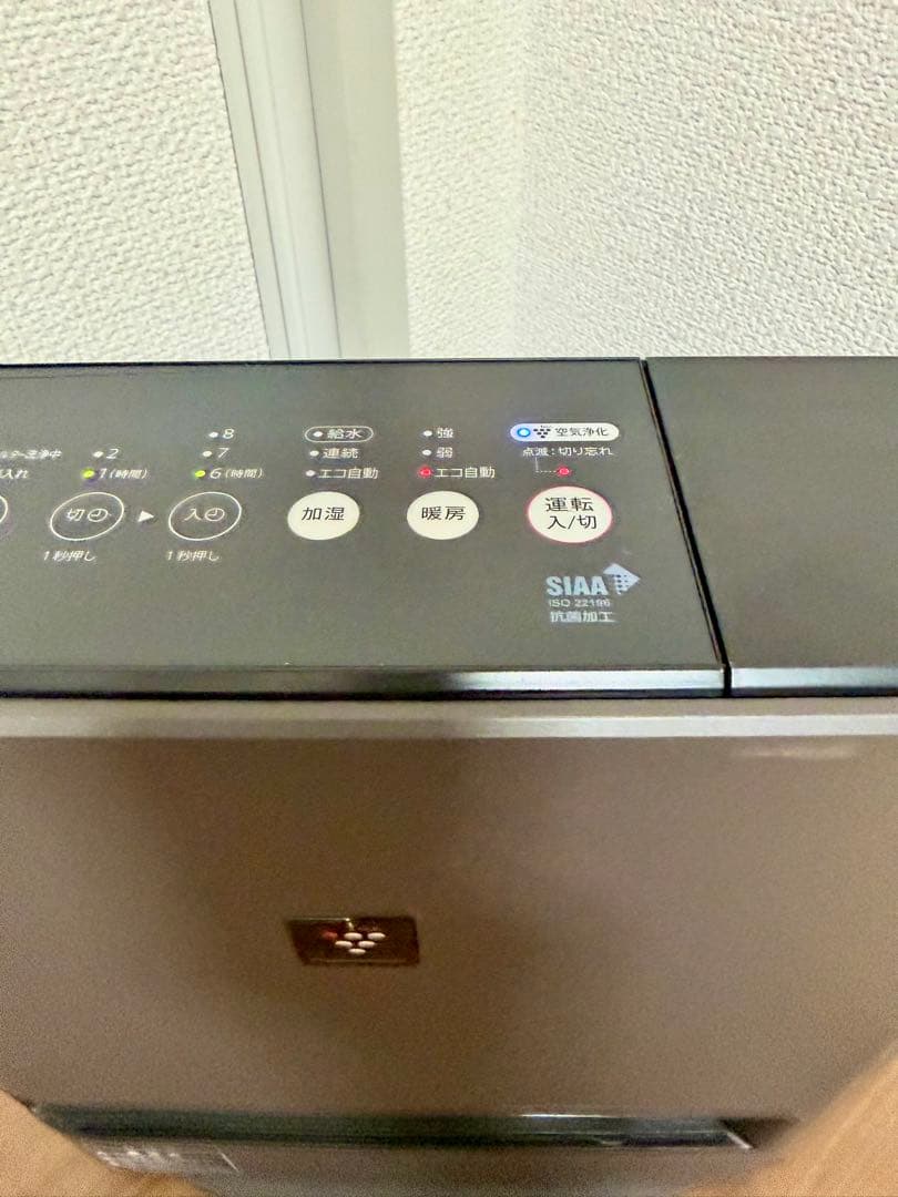 【美品】シャープ 加湿セラミックファンヒーター HX-SK12-T 2023年製