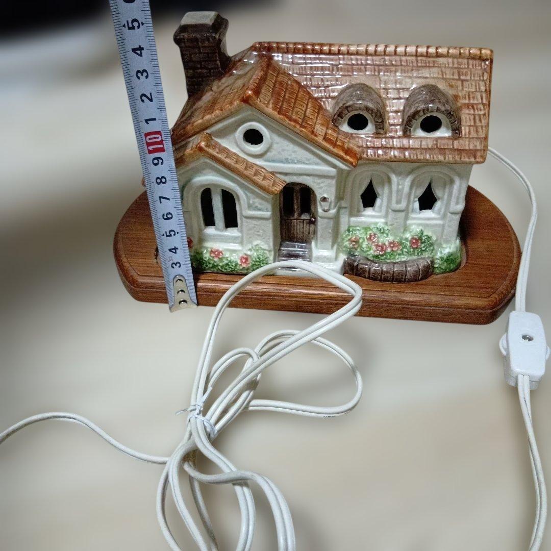 加藤工芸　カトウコウゲイ　電飾オルゴール　陶器ハウス