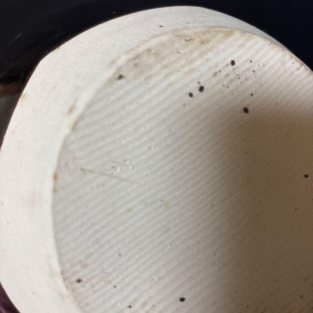 桶谷定一 天目釉 茶壺・茶壷