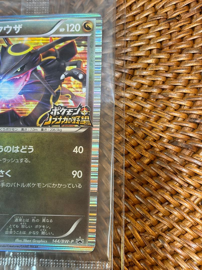 ポケモン ノブナガの野望　DSソフト　未開封レックウザカード付き