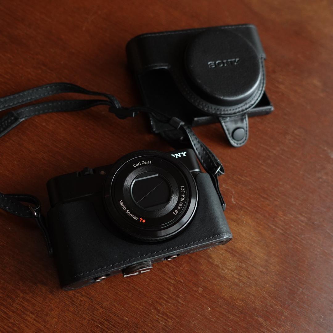 SONY DSC-RX100M2 Ⅱ +純正レザーケース Cyber-shot