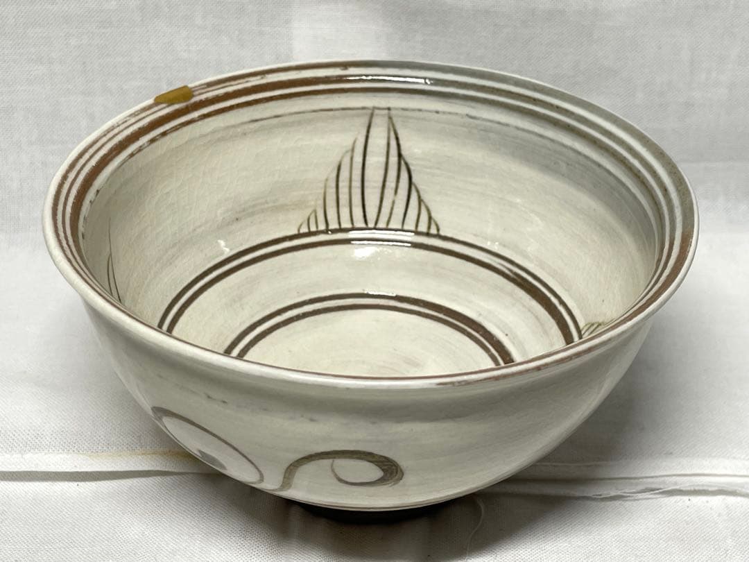 古曽部焼 茶碗。美品。蔵出し。茶道具。金継ぎ。