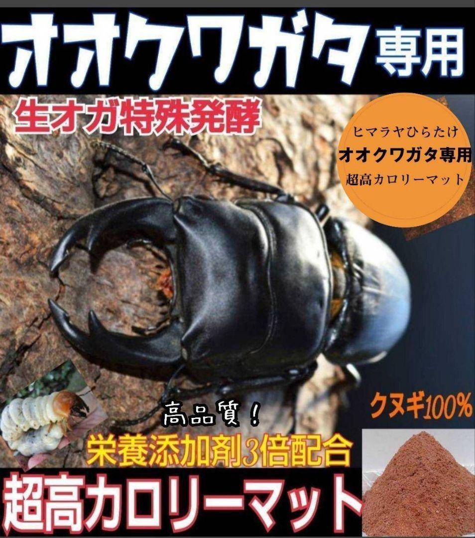 オオクワガタ専用　超高カロリーマット【50L】栄養添加剤3倍配合！生オガ特殊発酵