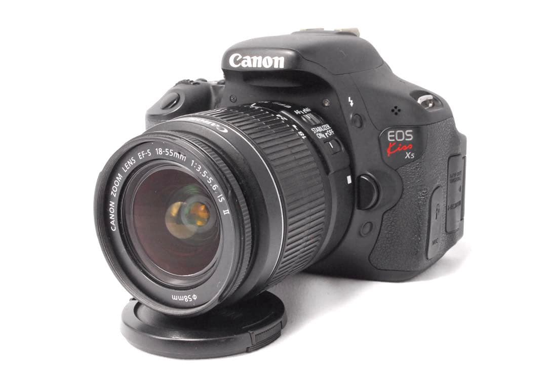 カメラデビュー✨入門モデル✨Canon Kiss X5✨ダブルレンズ✨一眼レフ✨