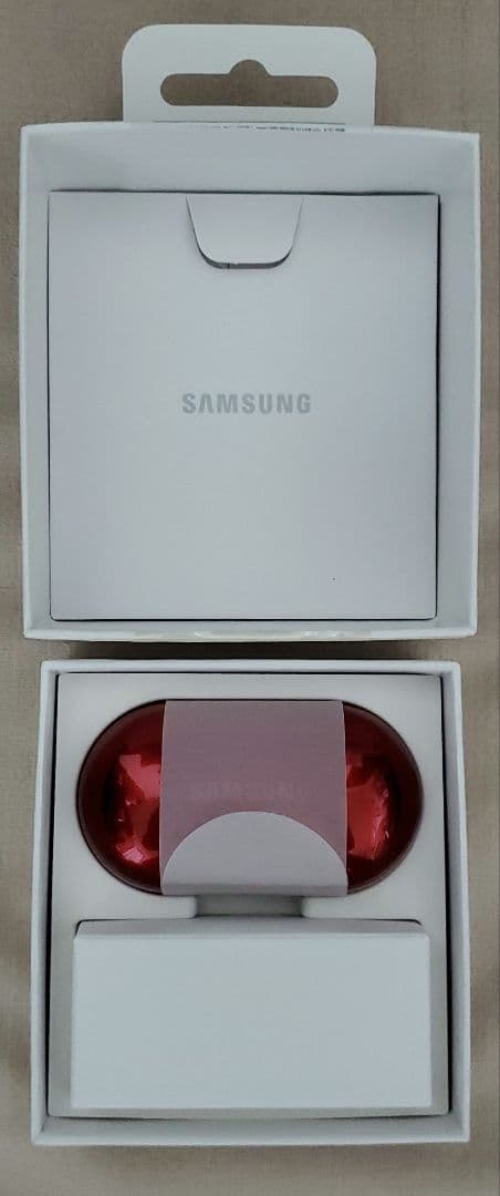 【新品・海外限定モデル】SAMSUNG Galaxy Buds+ レッド
