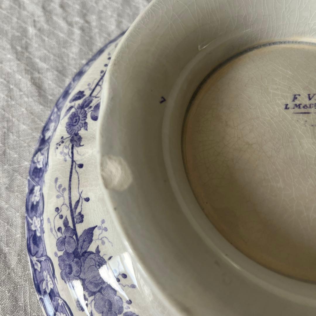 【期間限定セール】フランスアンティーク　クレイユモントロー　コンポティエ