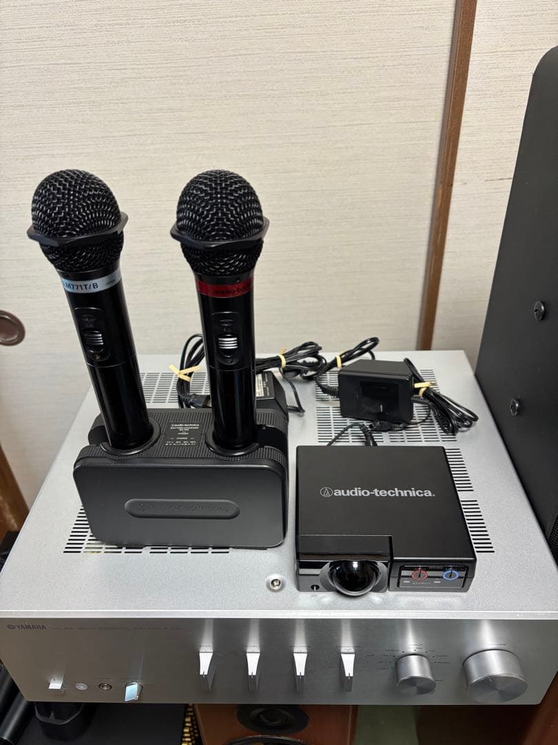 audio-technica ワイヤレスマイク 2本セット 美品