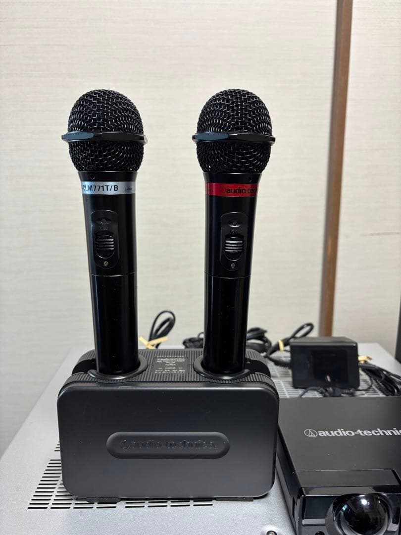 audio-technica ワイヤレスマイク 2本セット 美品