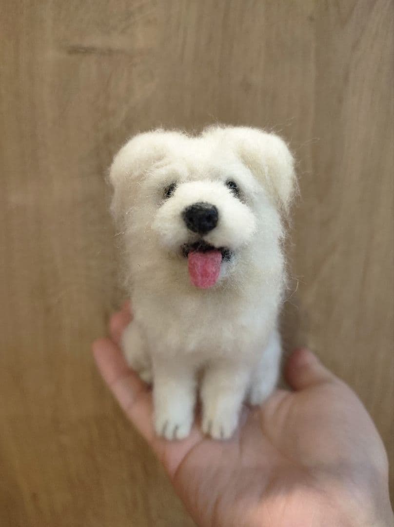 羊毛フェルト 犬 オーダー ペットロス 愛犬 そっくり Мサイズ