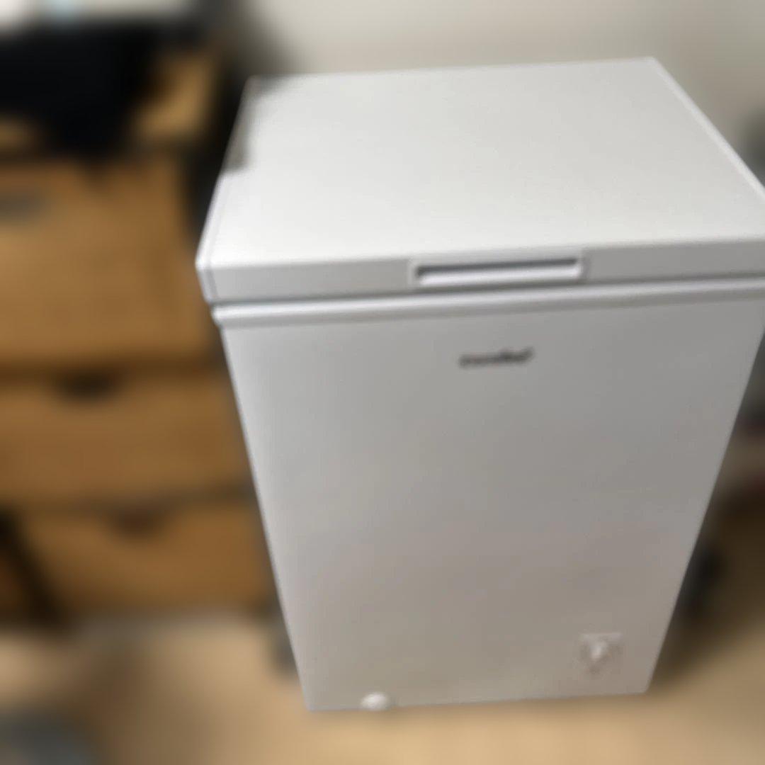 【ラウール】★comfee 冷凍庫 ホワイト 6段階調整★