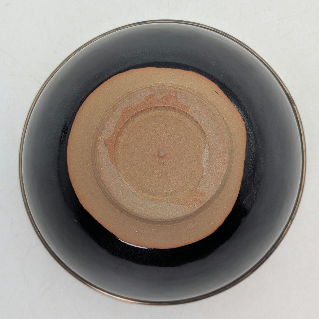 油滴天目茶碗 合箱合布 抹茶碗 抹茶茶碗 茶道具 茶器 食器 釉薬 ハンドメイド