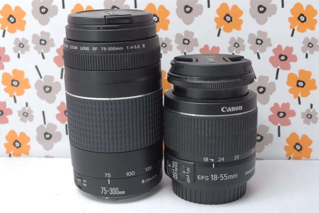 ❤Canon Kiss X7❤スマホ転送OK❤S数少なめ❤超望遠レンズセット❤