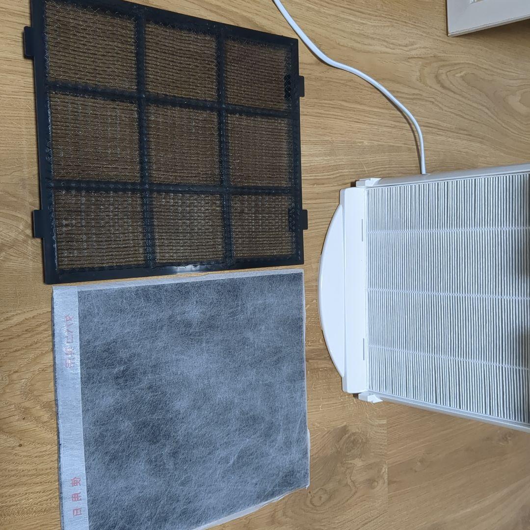 【未使用に近い】RHF-253-WMアイリスオーヤマ加湿空気清浄機 木目調