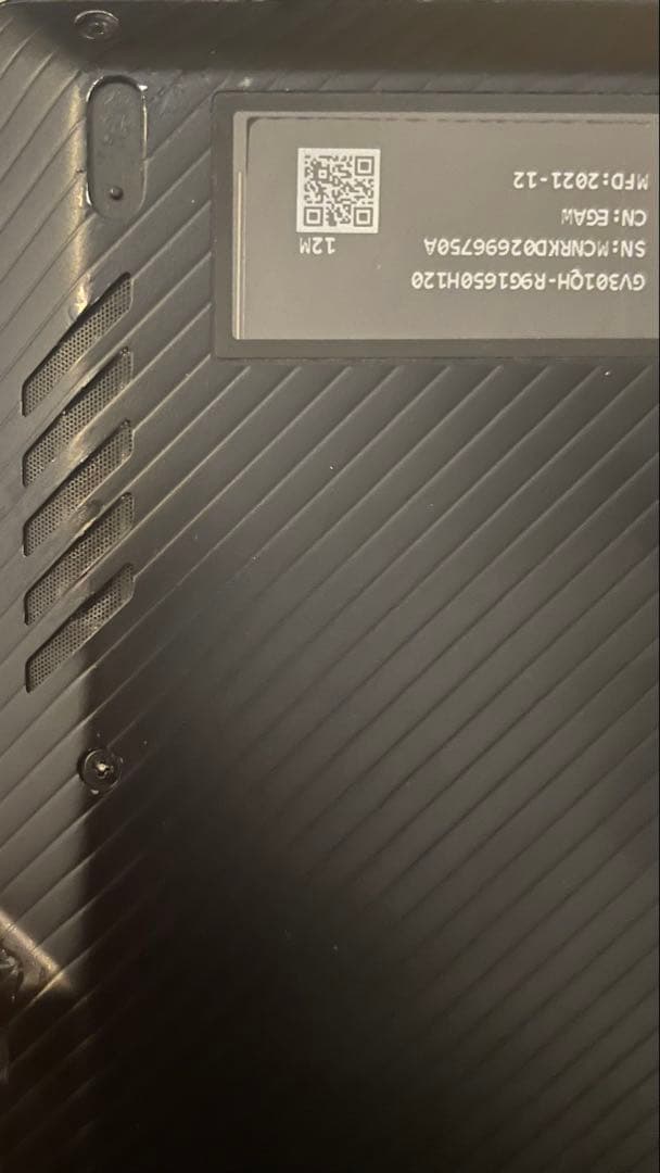 中古Rog flowX13 GV301QH R9/16/512GB 120Hz