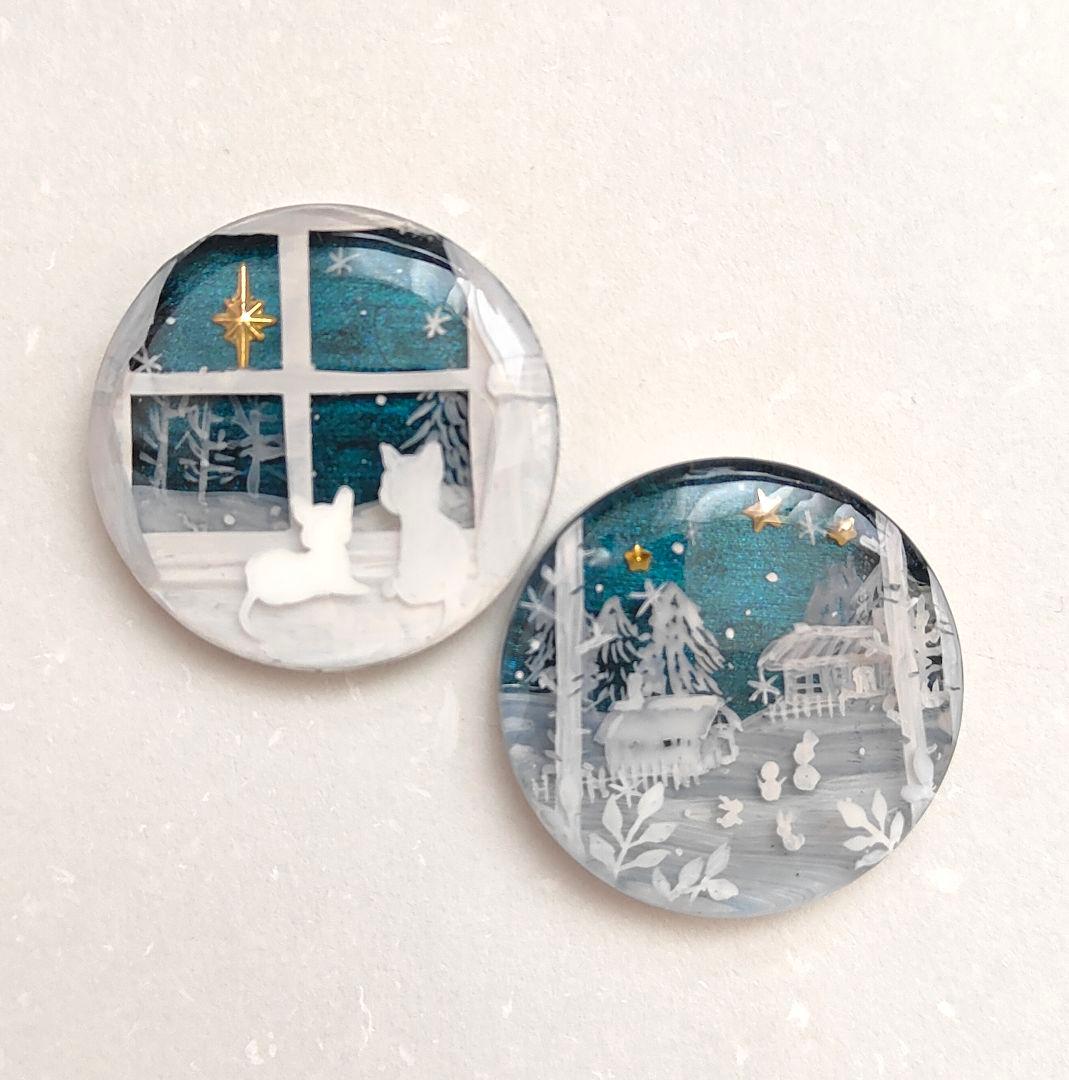 【971】ハンドメイド　レジン　ヘアゴム　ポニーフック