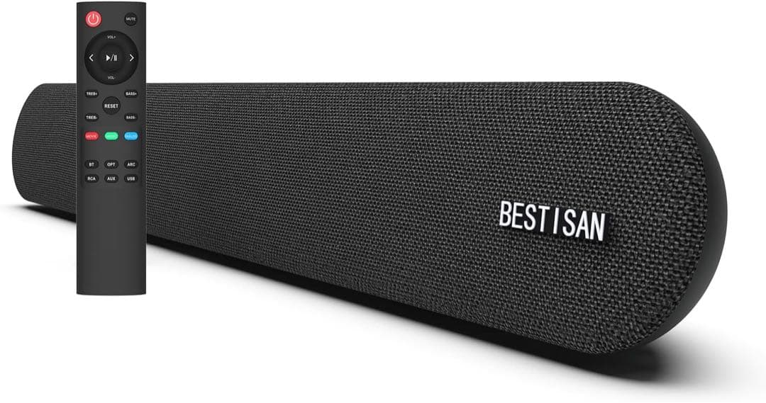 サウンドバー Bluetoothスピーカー PC用2.0chバー型スピーカー