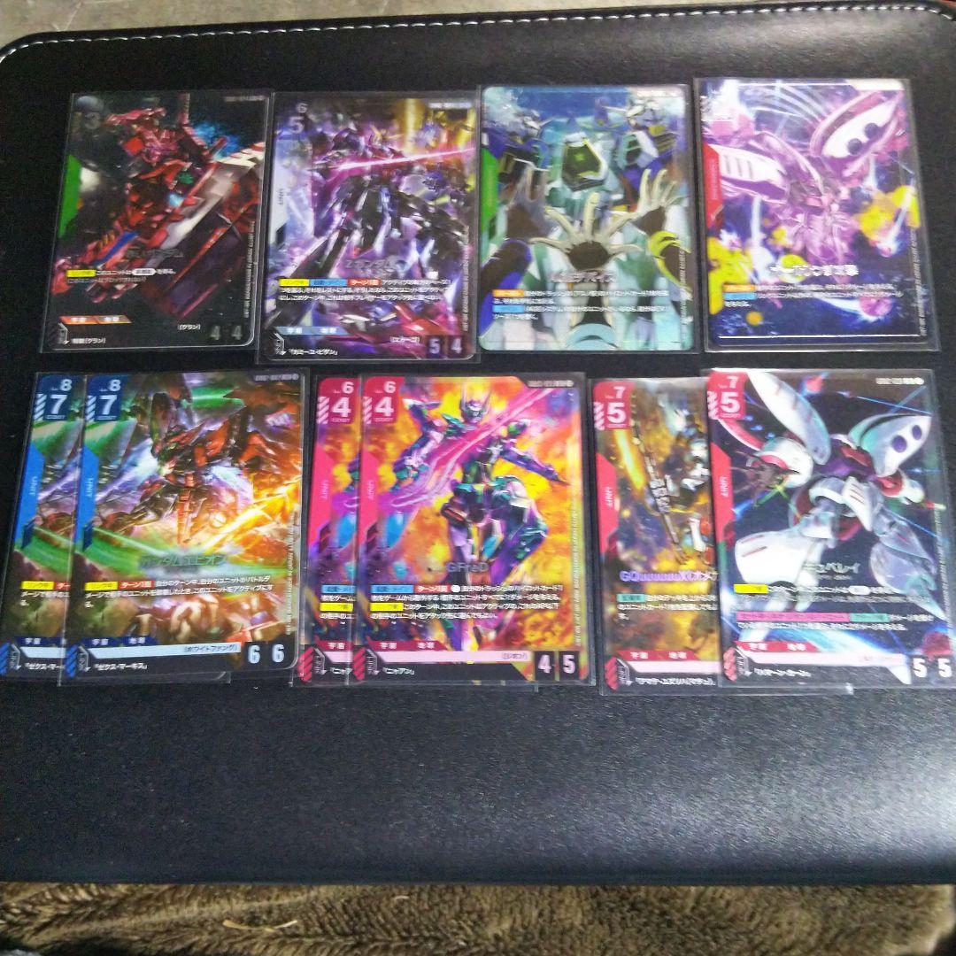 ガンダムカードゲーム 赤いガンダム などパラレル4枚 GFreDキュベレイlr