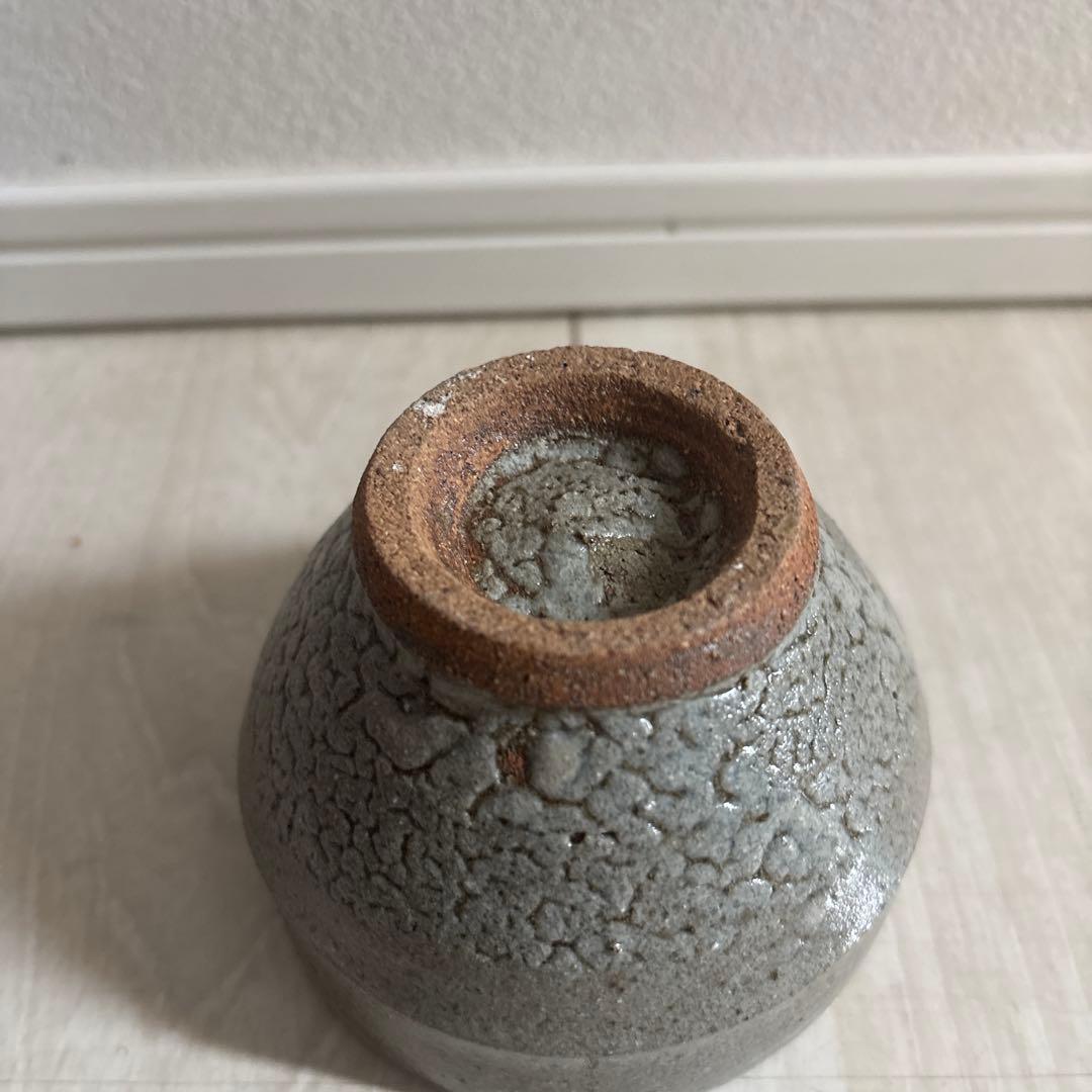 濱田庄司　胴紐茶碗 竹節高台③