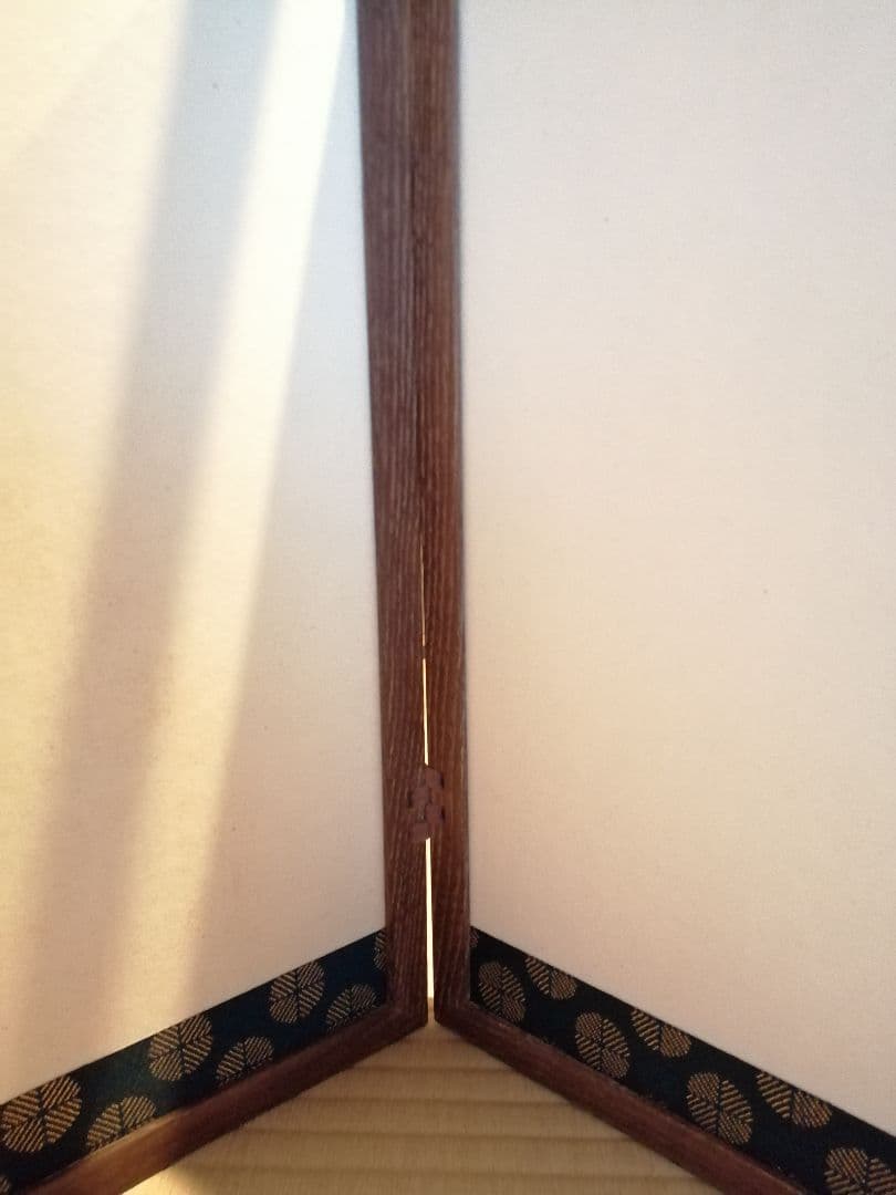 【茶道具】唐松丸紋あじろ風炉先　風炉先屏風　風炉先213