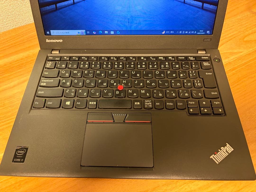 Windowsノート本体 ThinkPad X250 i5-5200U/4GB/128GB SSD