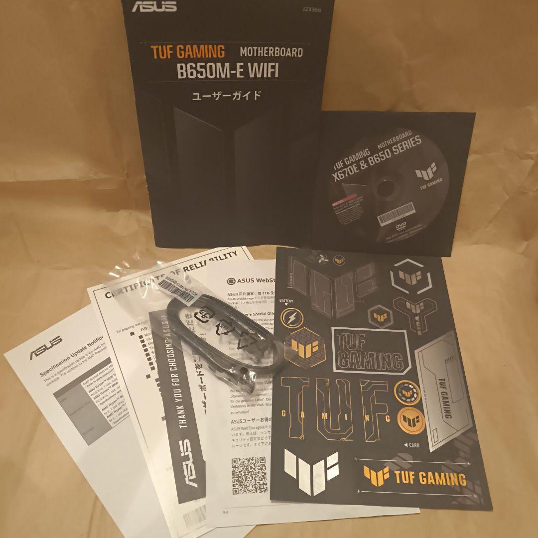 M*n様 TUF GAMING B650M-E WiFi Junk品