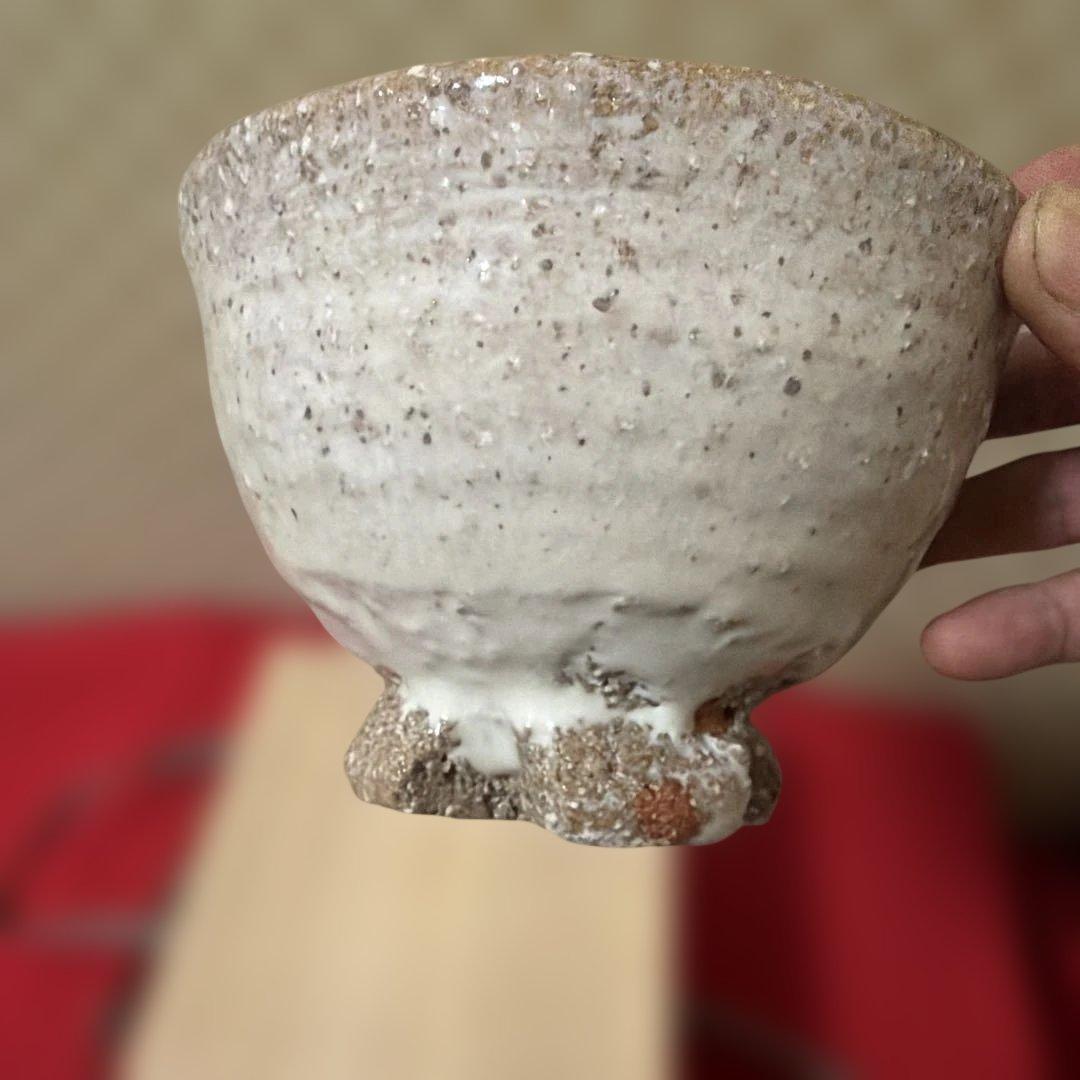 十字高台茶碗　赤瀬清泉　作　供箱　栞