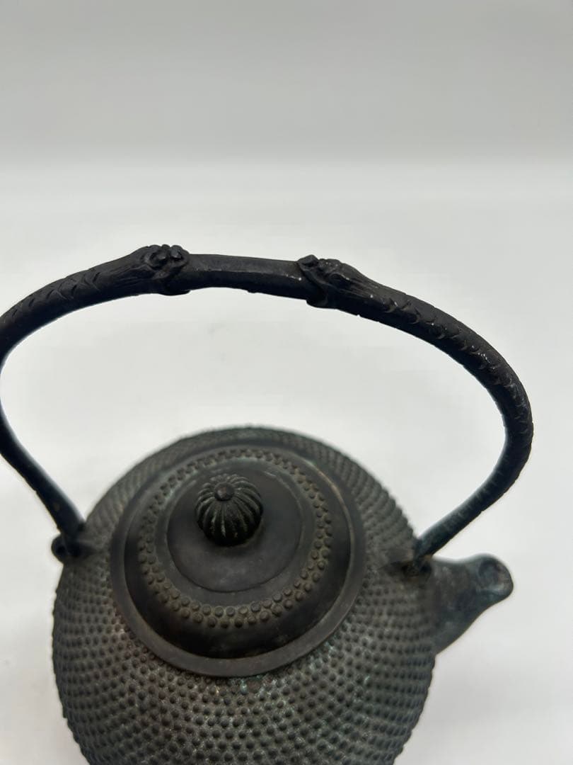 銅製　小振り 砲口 煎茶道具、落款あり（中国大清年制） 水漏れ無容量約500mg