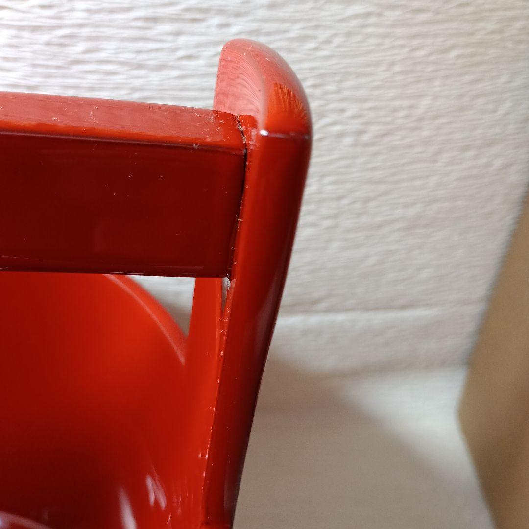 しろくま　茶道具　手桶水指　真塗り「朱」スズ箍　高級良品