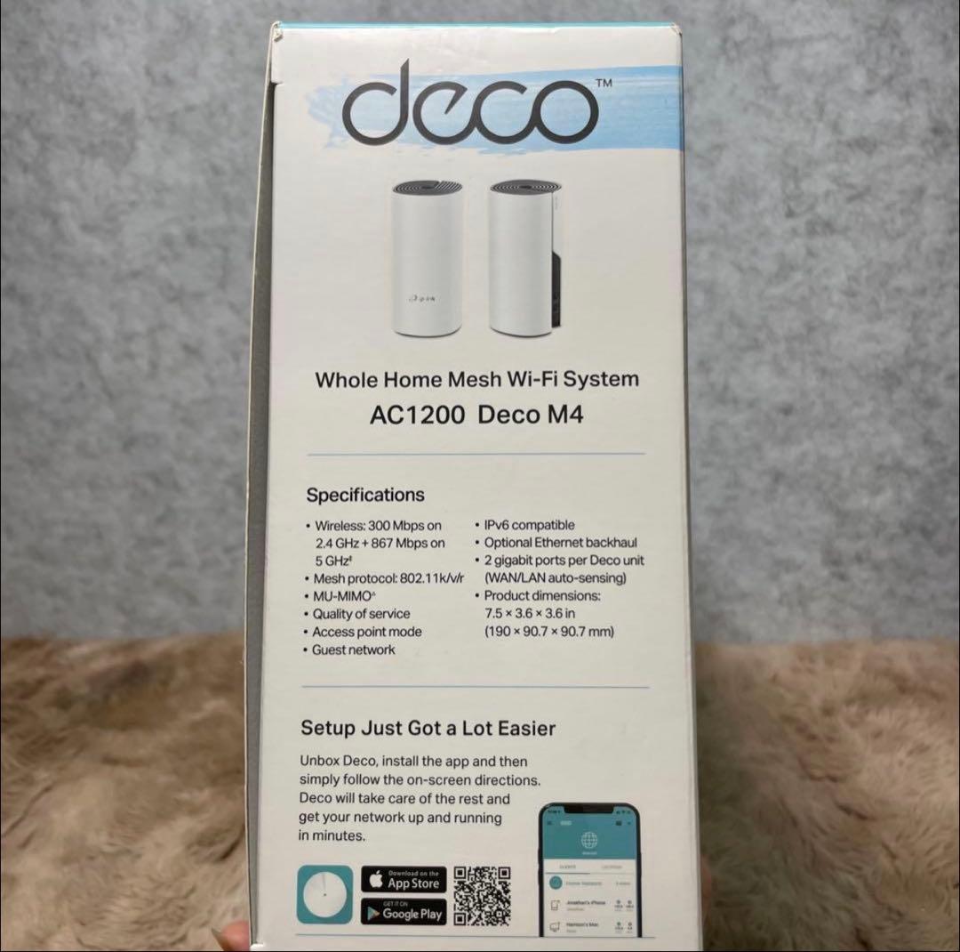 tp-link Deco M4 メッシュWi-Fiシステム