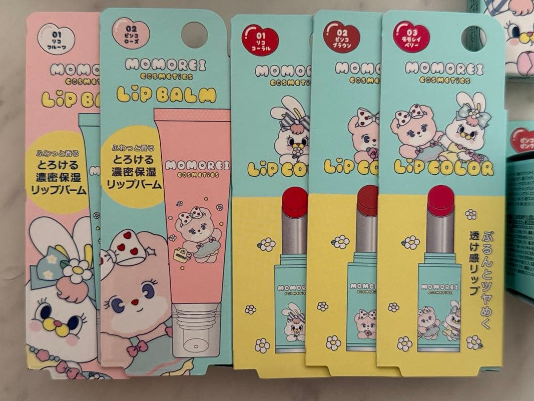 MOMOREI COSMETICS 11点セット ポシェット ステッカー付き