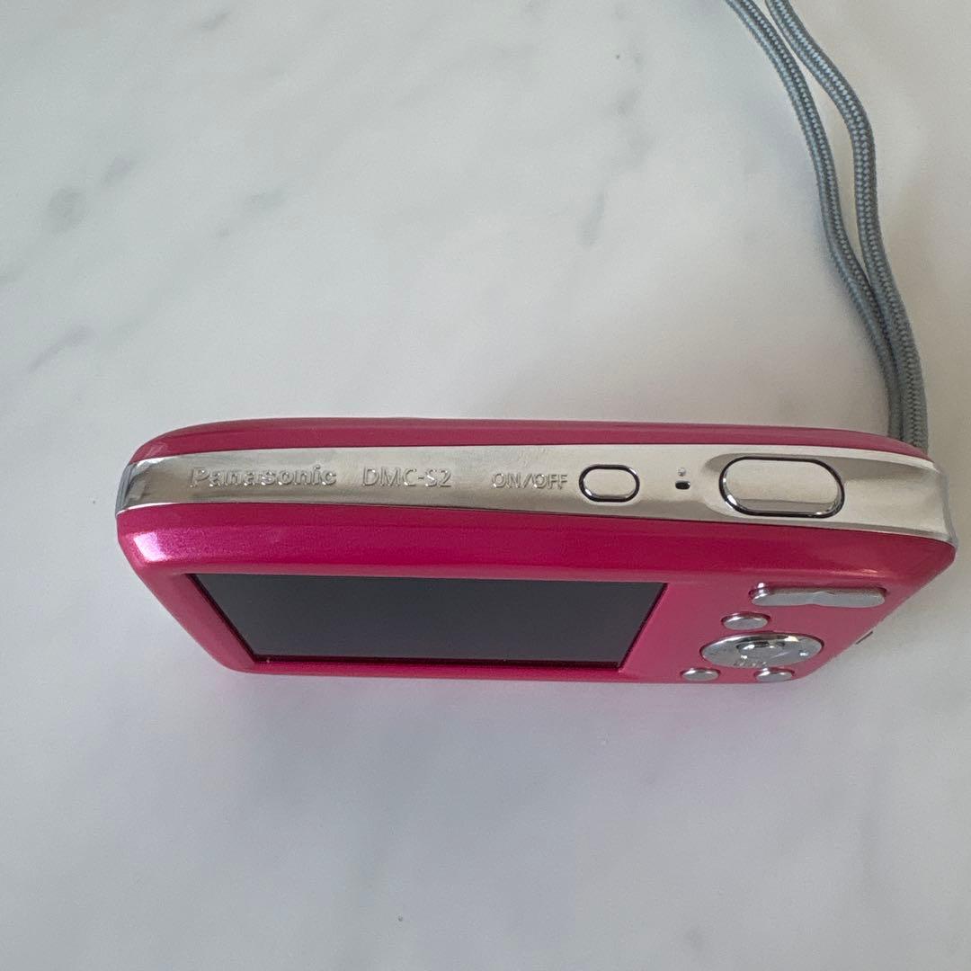 【美品】Panasonic LUMIX DMC-S2 ピンク デジタルカメラ