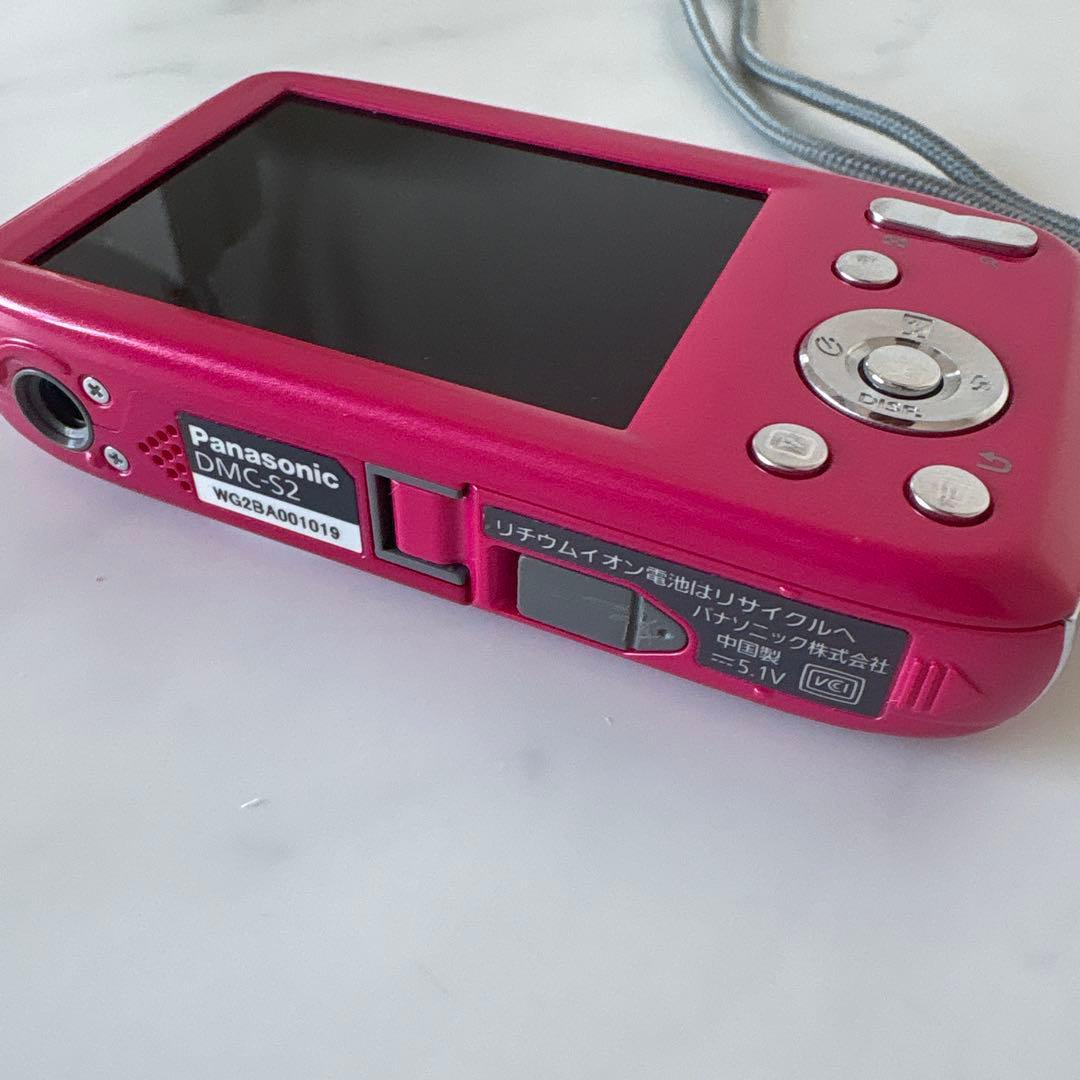 【美品】Panasonic LUMIX DMC-S2 ピンク デジタルカメラ