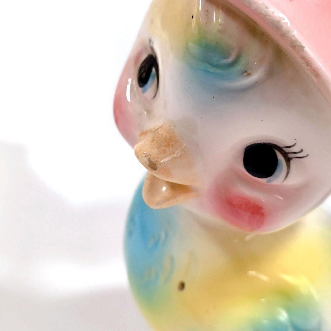 ビンテージ 小鳥の親子 フィギュリン NORCREST S&P バード