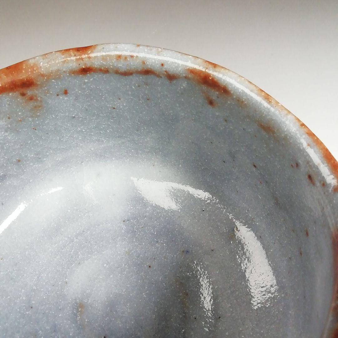 Ｗ３７９　茶碗　『鼡志野』『秀泉陶苑　沢田秀一 作』　共箱　抹茶碗　茶道具