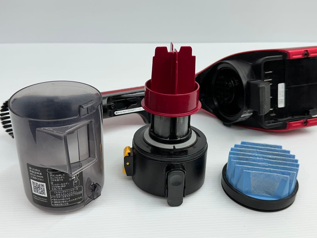 動作保証品　シャープ　EC-HR7-P 掃除機　2022年製　赤　本体　中古