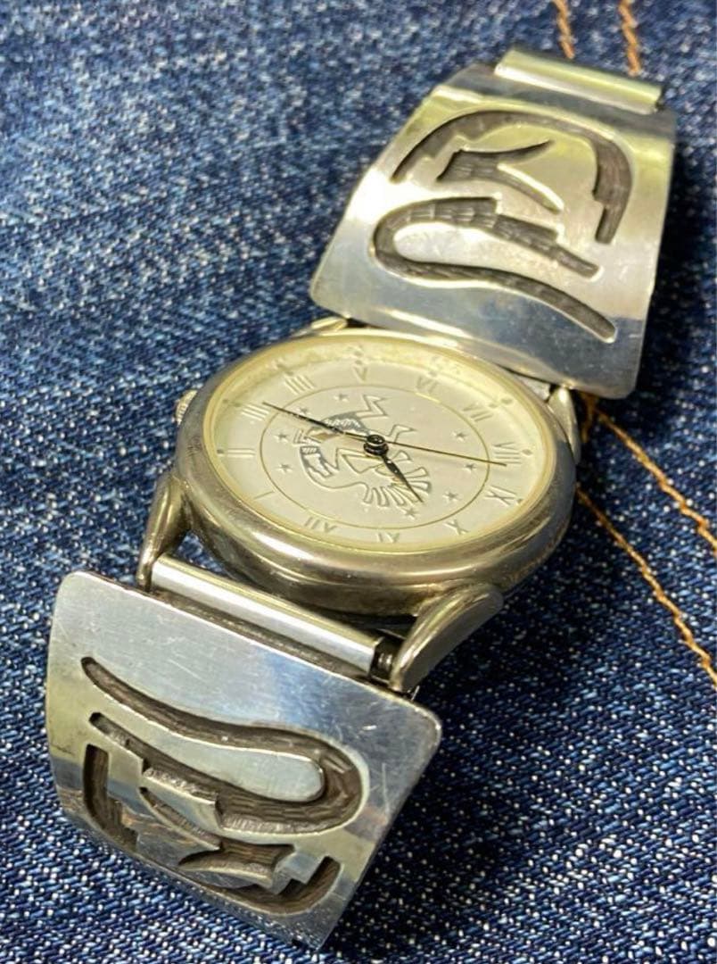 ホピ族 インディアンジュエリー 腕時計 中古品