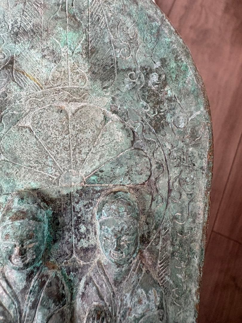 古銅製 鏨刻 浮彫 仏像 宗教 密宗密教 供養品 置物擺件 古美術品 古董品