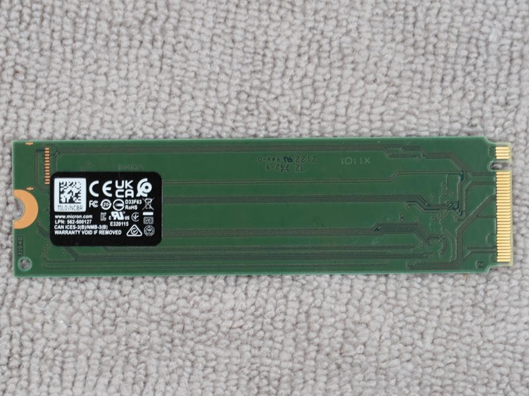 内蔵型SSD Micron MTFDKBA256TFK(256GB) 23123FE6E0BF